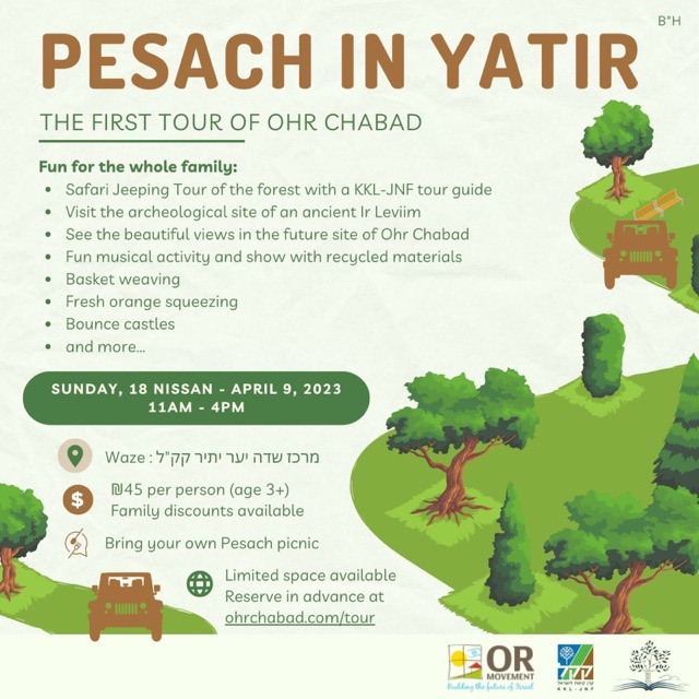 Pesach in Yatir - KKL